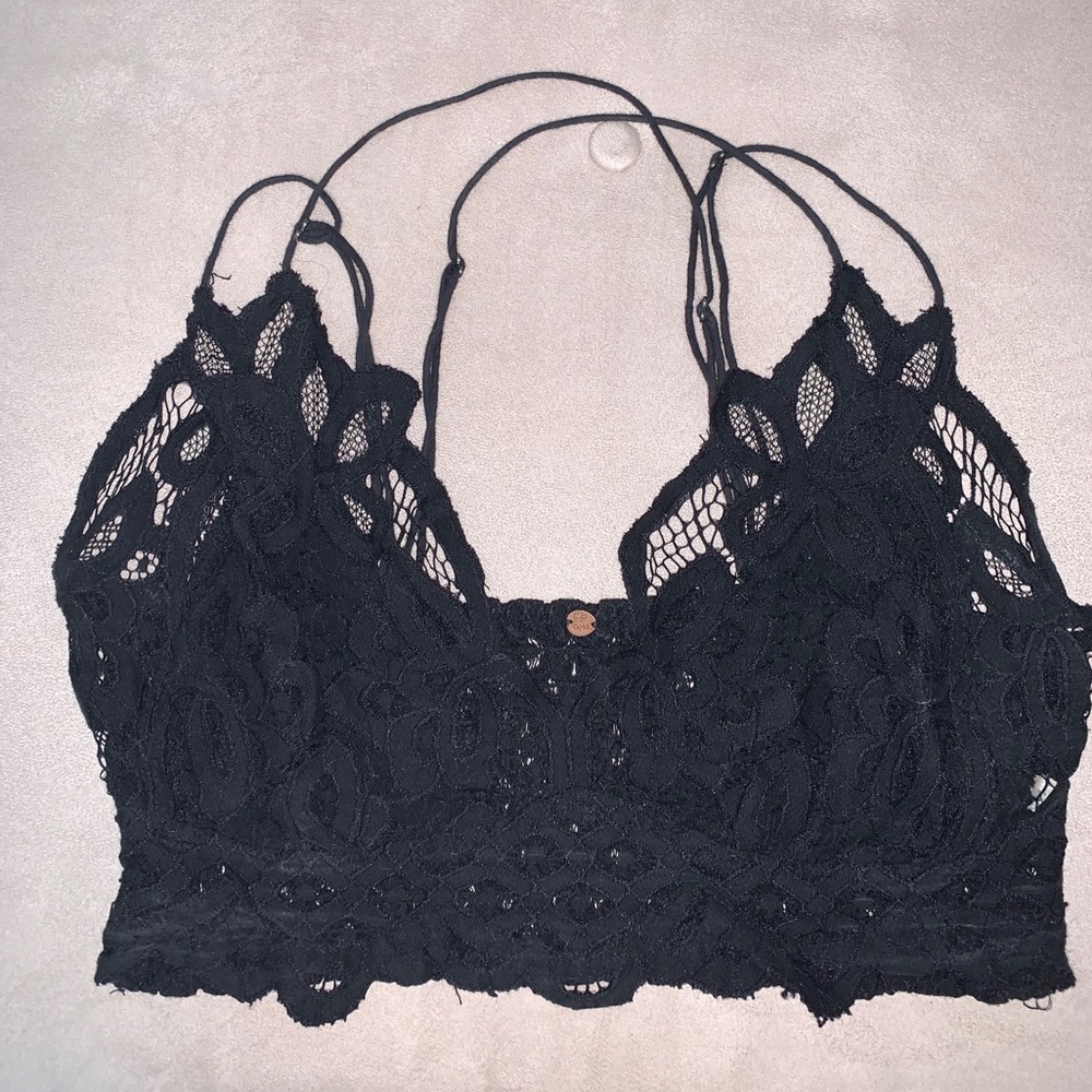 Free people black bralette